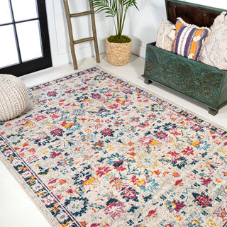 Alfombra Modern Persian Boho Floral Area Rug