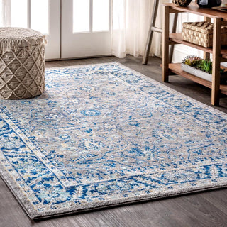 Modern Persian Boho Floral Area Rug - JONATHAN Y