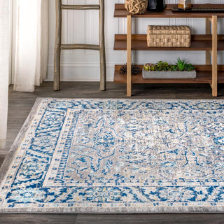 Modern Persian Boho Floral Area Rug - JONATHAN Y