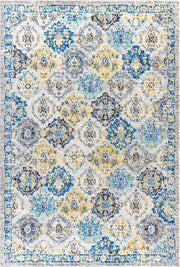 Modern Persian Boho Vintage Trellis Area Rug