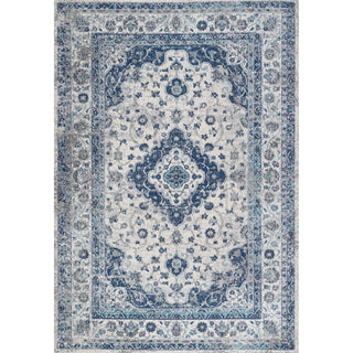 Indhira Ornate Medallion Persian Area Rug
