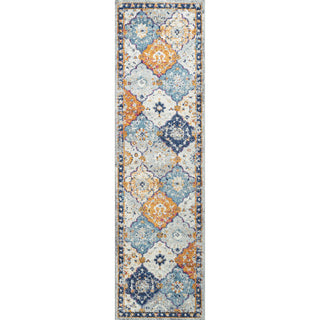 Kirman Bohemian Medallion  Area Rug