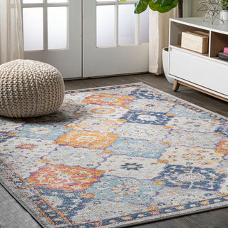Kirman Bohemian Medallion  Area Rug