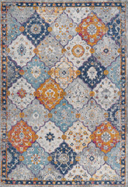 Kirman Bohemian Medallion  Area Rug