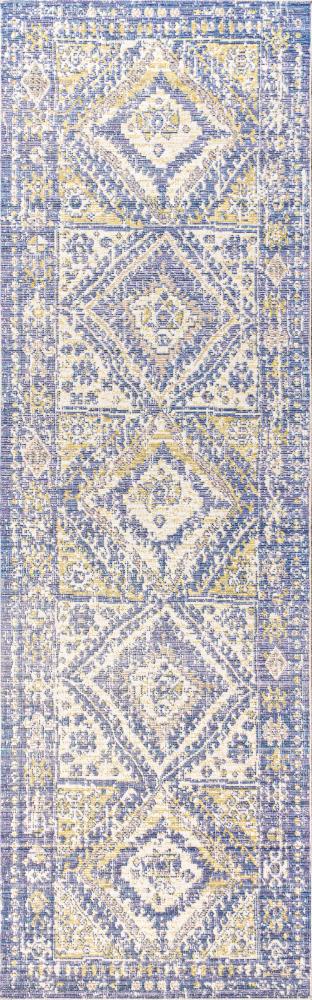Darija Ornate Geometric Medallion Area Rug