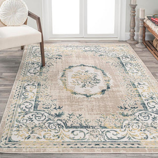 Rosalia Cottage Medallion Area Rug