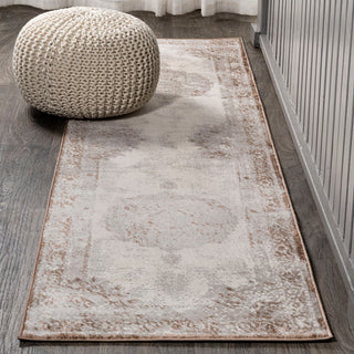 Perfect rosalia Cottage Medallion Area Rug