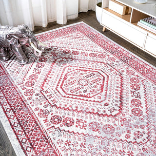 Boho Cottage Medallion Area Rug