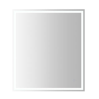 Pax Rectangular Frameless Anti-Fog Aluminum Front/Back-lit Tri-color LED Bathroom Vanity Mirror with Smart Touch Control