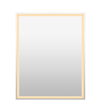 Pax Rectangular Frameless Anti-Fog Aluminum Front/Back-lit Tri-color LED Bathroom Vanity Mirror with Smart Touch Control - JONATHAN Y