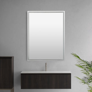 Pax Rectangular Frameless Anti-Fog Aluminum Front/Back-lit Tri-color LED Bathroom Vanity Mirror with Smart Touch Control