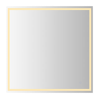 Pax Rectangular Frameless Anti-Fog Aluminum Front/Back-lit Tri-color LED Bathroom Vanity Mirror with Smart Touch Control