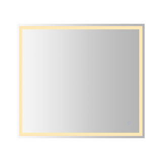 Pax Rectangular Frameless Anti-Fog Aluminum Front/Back-lit Tri-color LED Bathroom Vanity Mirror with Smart Touch Control