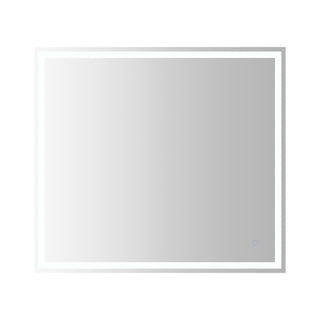 Pax Rectangular Frameless Anti-Fog Aluminum Front/Back-lit Tri-color LED Bathroom Vanity Mirror with Smart Touch Control