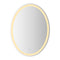 Dane 27 Round Frameless Anti-Fog Aluminum Front/Back-lit Tri-color LED Bathroom Vanity Mirror with Smart Touch Control