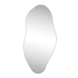 Everly 20 in. W x 42 in. H Large Irregular Framed Decorative Wall Mirror - JONATHAN Y
