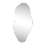 Everly 20 in. W x 42 in. H Large Irregular Framed Decorative Wall Mirror