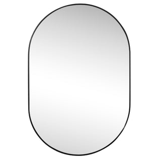 Milly 24 in. W x 36 in. H Medium Oval Metal Framed Wall Mirror - JONATHAN Y