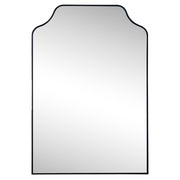 Lindie 24 in. W x 36 in. H Medium Scalloped-Top Metal Framed Wall Mounted Mirror