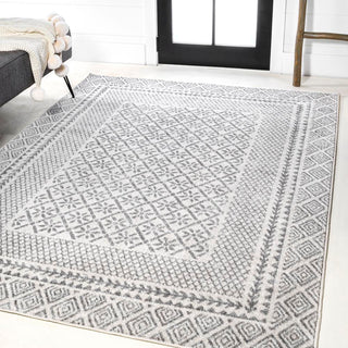 Athens Modern Geometric Boho Rug Area Rug - JONATHAN Y