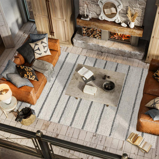 Williamsburg Minimalist Stripe Area Rug - JONATHAN Y