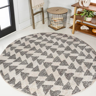 Aisha Moroccan Triangle Geometric  Area Rug