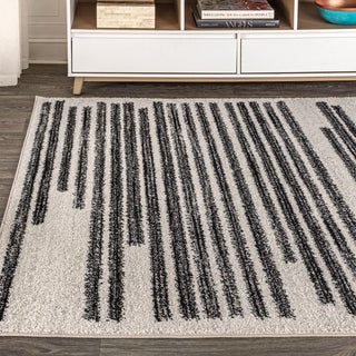 Khalil Modern Berber Stripe Area Rug - JONATHAN Y