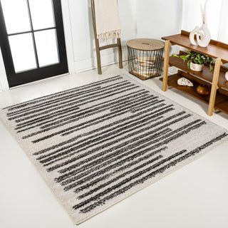 Khalil Modern Berber Stripe Area Rug