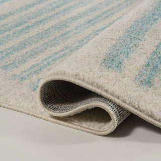 Khalil Modern Berber Stripe Area Rug