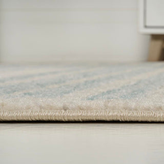 Khalil Modern Berber Stripe Area Rug