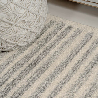 Khalil Modern Berber Stripe Area Rug