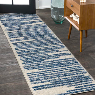 Khalil Modern Berber Stripe Area Rug