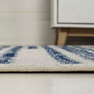 Khalil Modern Berber Stripe Area Rug