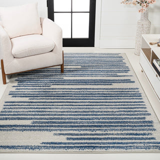 Khalil Modern Berber Stripe Area Rug