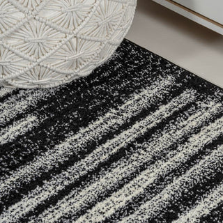 Khalil Modern Berber Stripe Area Rug