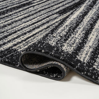 Khalil Modern Berber Stripe Area Rug