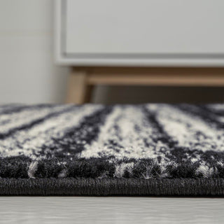 Khalil Modern Berber Stripe Area Rug