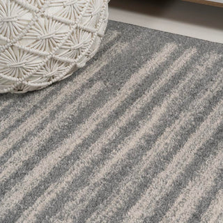 Khalil Modern Berber Stripe Area Rug