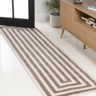 Bandol Modern Classic Mitre Stripe Area Rug - JONATHAN Y