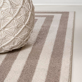 Bandol Modern Classic Mitre Stripe Area Rug - JONATHAN Y
