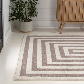 Bandol Modern Classic Mitre Stripe Area Rug - JONATHAN Y