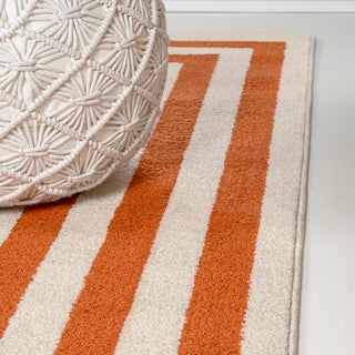 Bandol Modern Classic Mitre Stripe Area Rug - JONATHAN Y