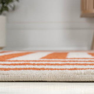 Bandol Modern Classic Mitre Stripe Area Rug - JONATHAN Y