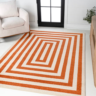 Bandol Modern Classic Mitre Stripe Area Rug - JONATHAN Y