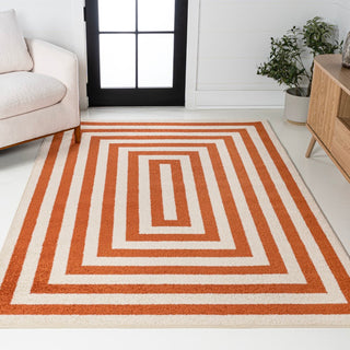 Bandol Modern Classic Mitre Stripe Area Rug - JONATHAN Y