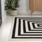 Bandol Modern Classic Mitre Stripe Area Rug