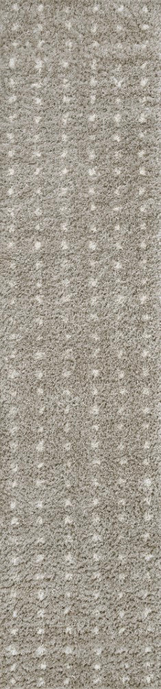 Pele Modern Geometric Dot Shag Area Rug