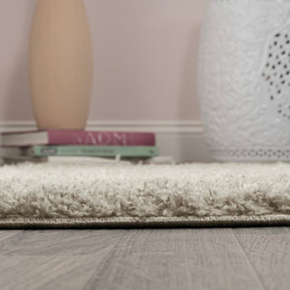 Pele Modern Geometric Dot Shag Area Rug
