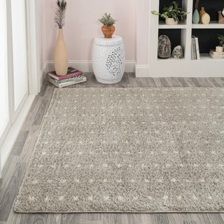 Pele Modern Geometric Dot Shag Area Rug