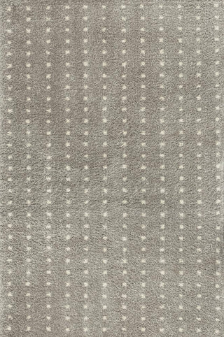 Pele Modern Geometric Dot Shag Area Rug